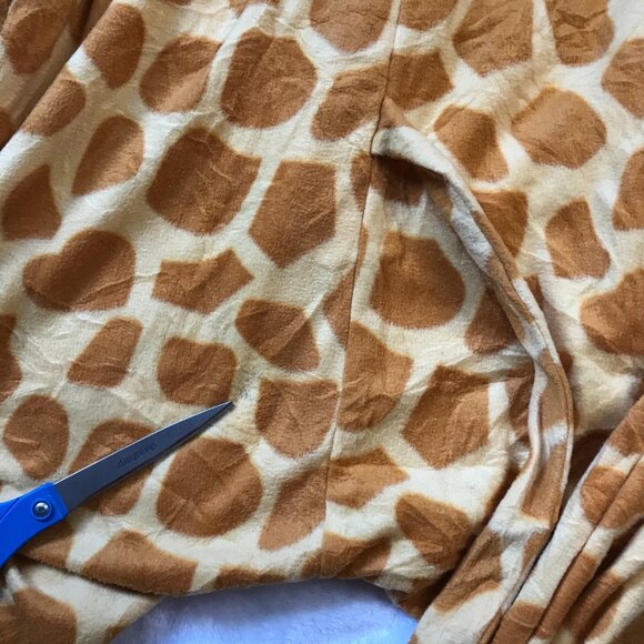 Giraffe Costume Unisex Adults Size Medium One Piece Pajamas Halloween Party - Picture 9 of 12